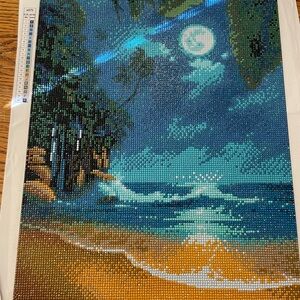 Moonlit Ocean Diamond Art Wall Art